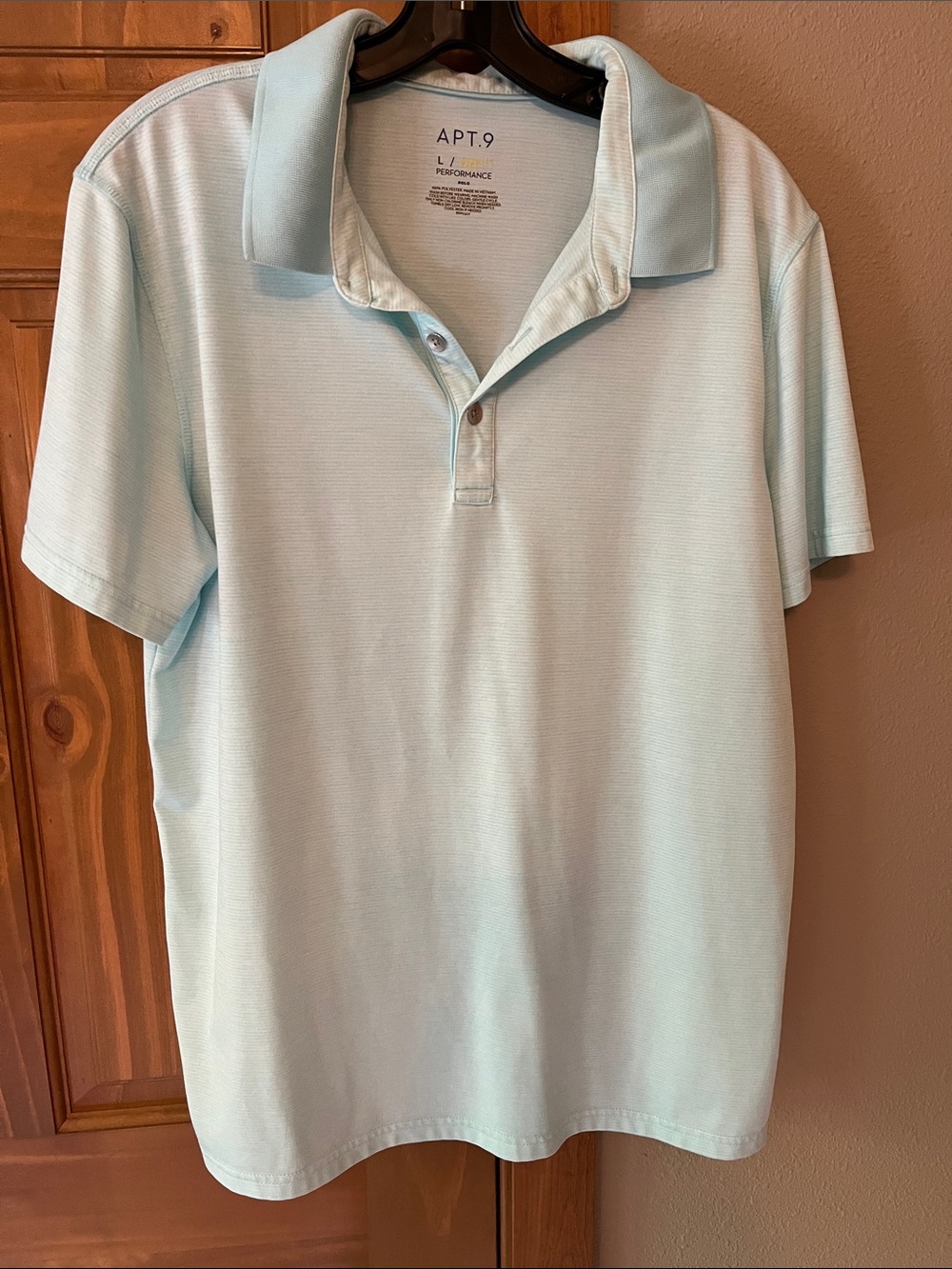 Apt. 9 Men’s Pale Blue Performance Polo